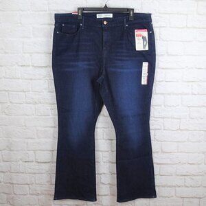NWT Levi's Simply Stretch Bootcut Dark Jeans 22M